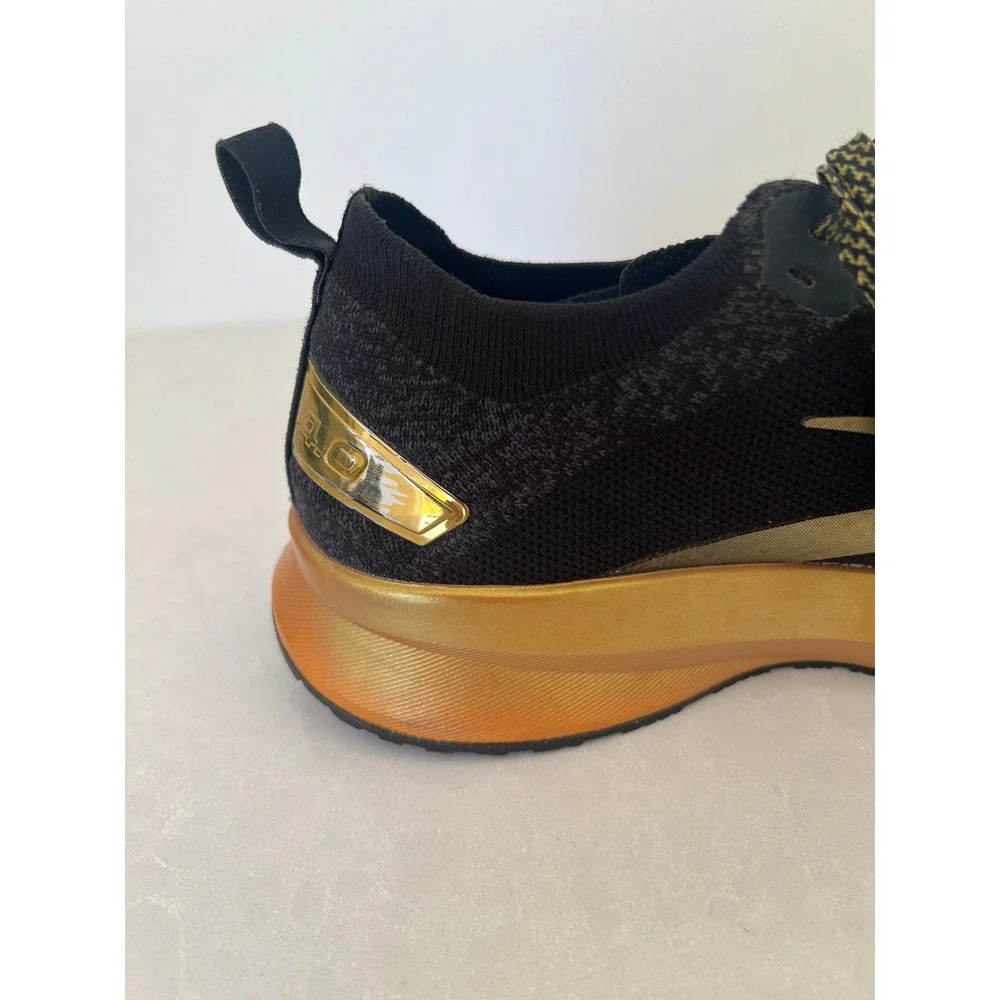 Brooks Levitate 4 Running Sneaker Womens 8.5 Black Gold Trail‎ Runner Athletic